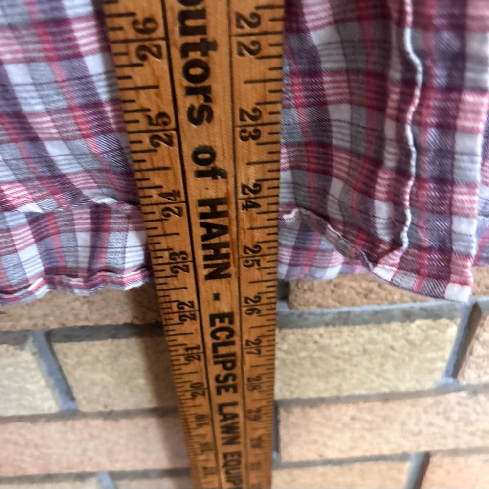 Pendleton Red Flannel Plaid Button Down Cotton Sh… - image 5